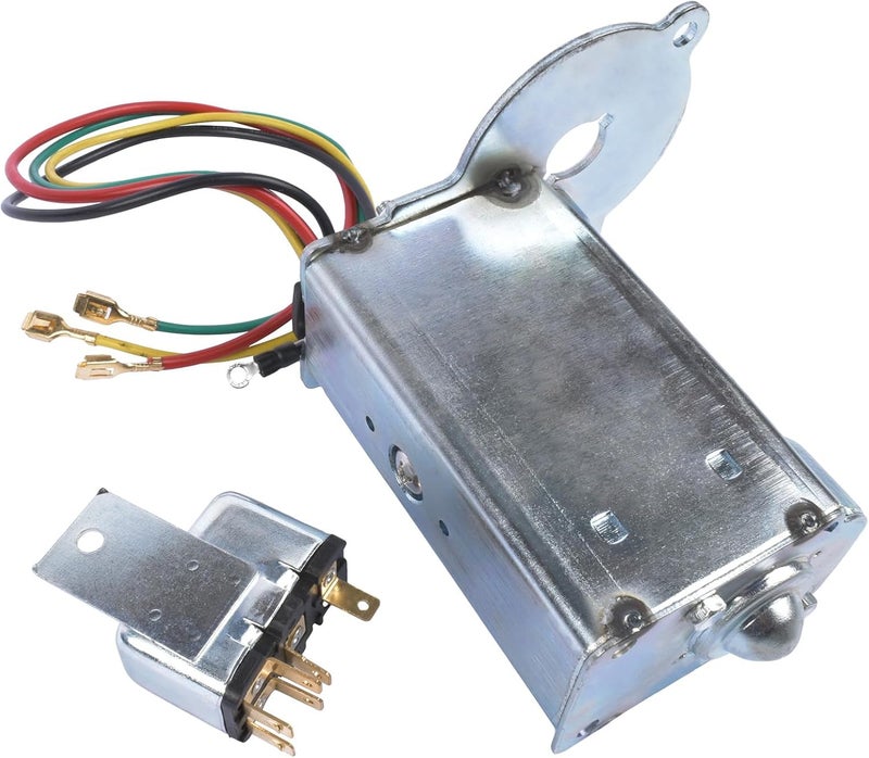 Woosphy Convertible top Electric Motor and Relay Replacement for Chevy Impala or Caprice Cadillac Eldorado Biarritz Oldsmobile Delta 88 1971-1976 22049793 9875101 - Image 1